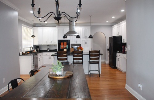 Guntersville House | Spacious Family Retreat with Game Room & Backyard Fun