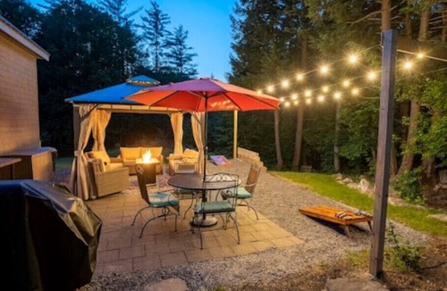 Thornton House | Spacious White Mt. Cabin - Outdoor Fireplace, Patio, Grill