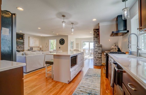 Edgerton House | Spectacular Lakefront Home w/Sandy Beaches, Pier and Firepit