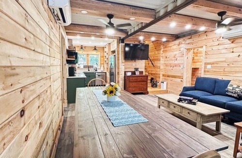 Lakeside Woods House | Steel Magnolia - Lake Anna's Only Container Vacation Rental Home