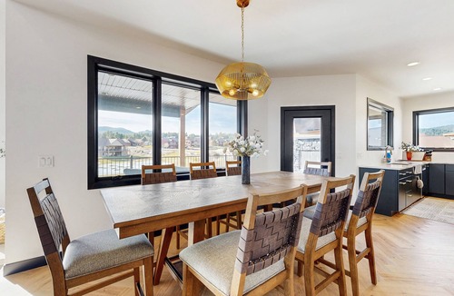 Sturgis House | Stunning spacious home w/amazing views, hot tub, AC & golf simulator