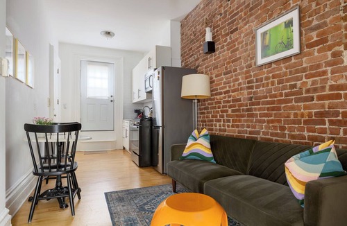 Hoboken Apartment | Stylish 1BR w Balcony & Laundry, Walk to PATH NYC