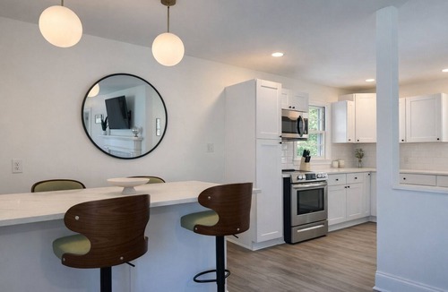 Enderly Park House | Stylish 3BR w/Private Fenced Yard < 10 Min to Uptown & Stadium