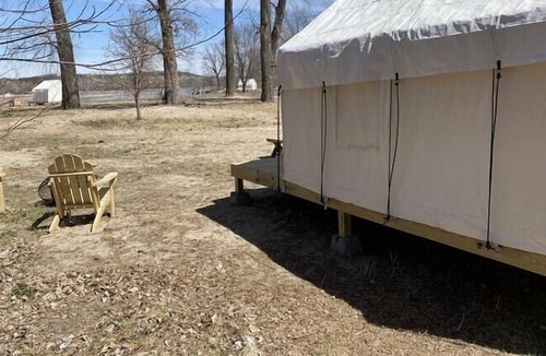 Cass County RV Rental | Tentrr State Park Site - Nebraska Louisville SRA Riverview A Single Camp