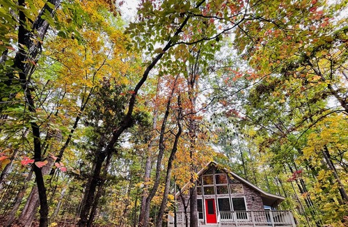 Lake of the Woods Cabin | The A-frame near the lake