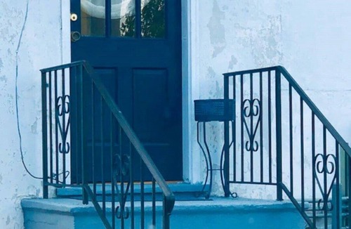 Winchester Apartment | The Blue Door steps from Handley Library