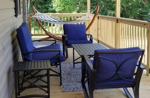 Phenix City House | Tiny Park Home, deck, grill, hammock, trailer parking, 14 miles to Ft Benning