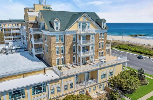 Spring Lake Condo | Top Floor condo - Oceanfront building in beautiful Spring Lake - Huge balcony!