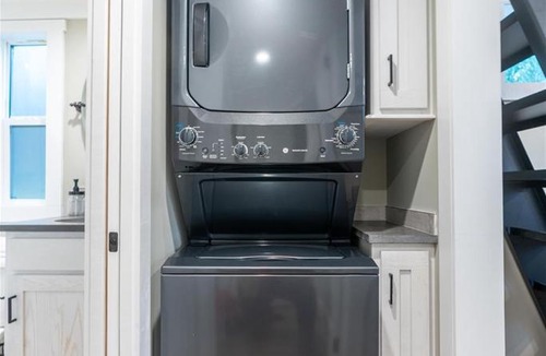 Bryson City Villa | Train River Depo Tiny Luxury Living with River Views
