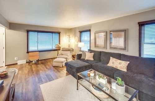 West Omaha House | Updated Omaha Home w/ Patio & Private Yard!
