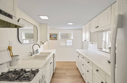 Manasquan House | Wake up to ocean views at this spacious 5BR beachfront home, just steps from the sand. Perfect for families and groups, it offers direct beach access, comfortable living spaces, and the ideal setting for a relaxing coastal getaway.