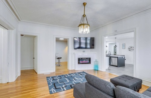 Blair House | Walk to Downtown Blair Game Room +Fireplace
