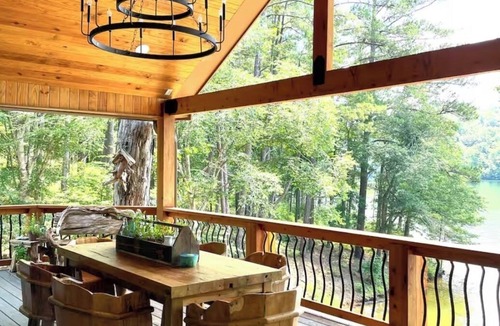 Crane Hill House | Water front Smith Lake story book cottage with HUGE open water views.