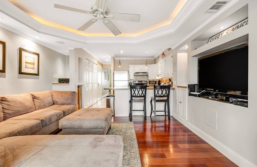 North Ocean City Condo | Water View Condo with Patio, Central AC, W/D, Full Kitchen, & Free WiFi