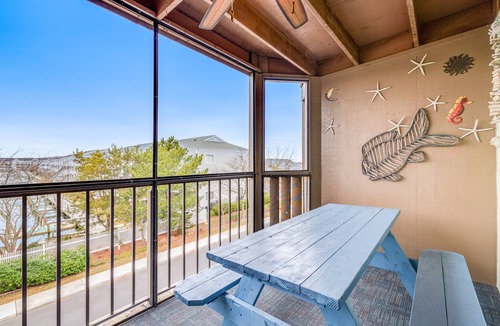 North Ocean City Condo | Water View Condo with Patio, Central AC, W/D, Full Kitchen, & Free WiFi