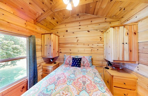 Leesville House | Waterfront cabin on two acres with dock and firepit