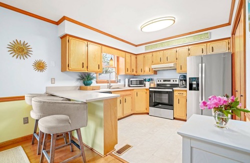 West Ocean City House | Waterfront Coastal Casual Home with Screened Deck + Boat Dock + Dog-Friendly!