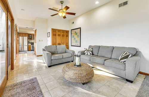 Hayes House | Waterfront Home w/Boat Dock & Deck in Storm Lake!