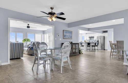 Seaside Heights House | Waterfront Retreat with Dock, Firepit, and Bay Views | 4BR Pelican Island Oasis
