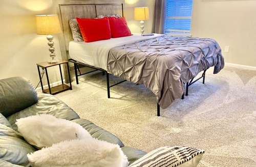 Matthews House | Welcome home! Cozy, chic, comfort inspired. Holiday Ready #GatherPoolhouse!