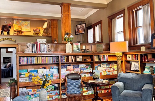 Sterling House | Welcome to this beautifully restored 1916 Carnegie library filled with charm.