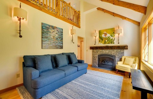 Winhall House | Winhall Home w/Deck + Views, 6 Mi to Ski Slopes!