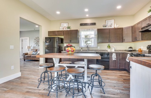 Monroe House | Wisconsin Farmhouse Stay: UTV, Boat, Snowmobile!