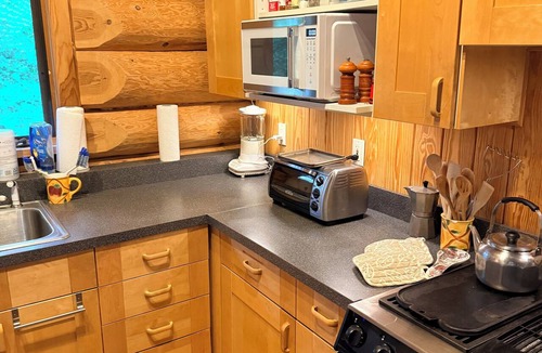 Oakpark Cabin | Wise Acres—Pet-friendly cabin in the woods with EV charger