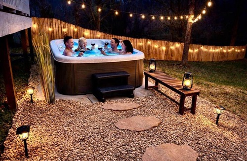 Walland House | Wizard House + Hot Tub, Private Creek, Large Yard, EV Charge