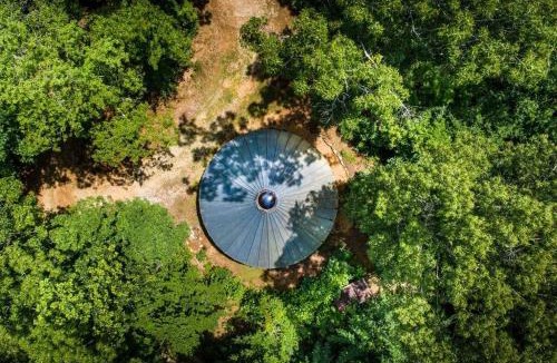 Talking Rock House | Wooden Yurt at Kaluna Farm Retreat