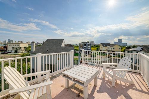 1 Block to Inlet Beach: Brigantine Family Home