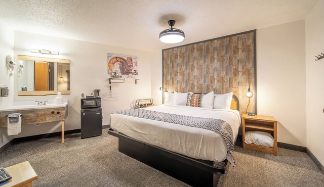 11-Hansen Inn & Cabins, Room, Single King, Second Floor, No Smoking, No Pets