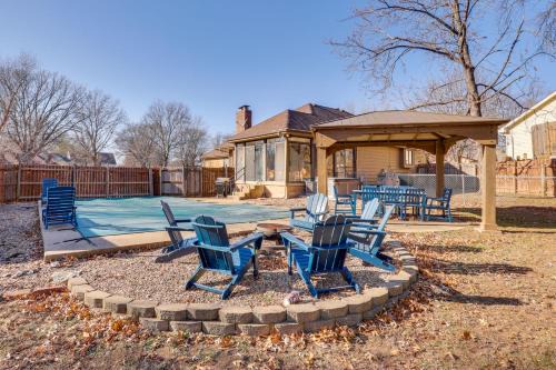 3,000-Sq-Ft Group Getaway w/Pool Near Kansas City