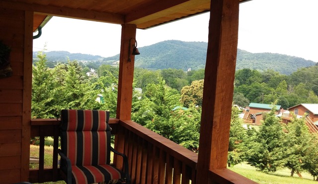 Beautiful Cabin on a hill with scenic view