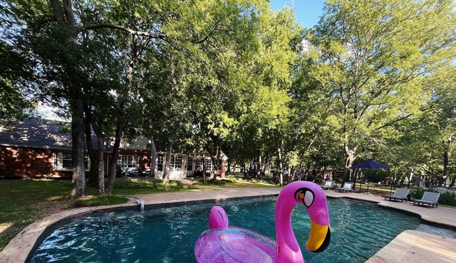 Beautiful Private Backyard with Pool-20 mins from DFW and most attractions! in Flower Mound