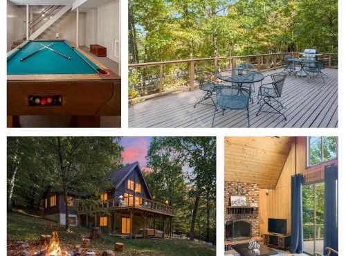 Cabin w hot tub & fire pit near Cacapon