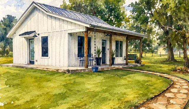 Cozy 1-BR cottage by Shawnee Twin Lakes w/full kitchen & bath,king bed & laundry