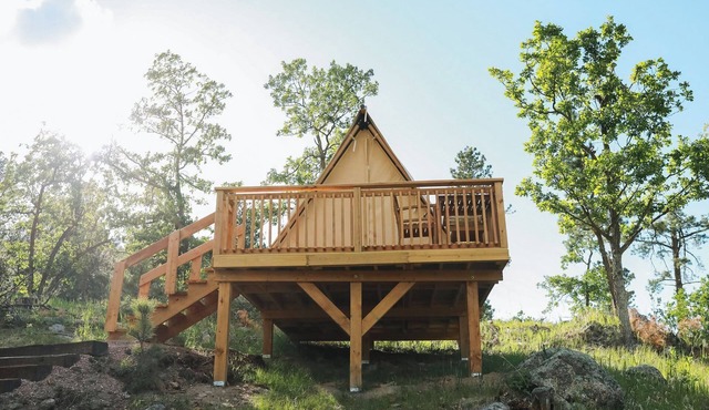 Cozy Woodland Glamping Tent with Private Deck