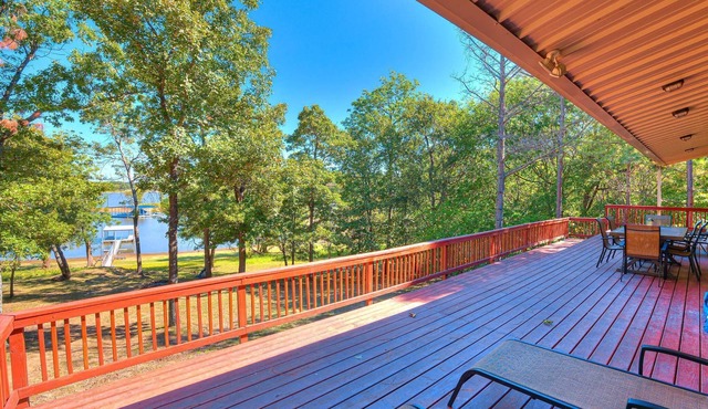 Custom Waterfront Cabin with Private Boat Dock