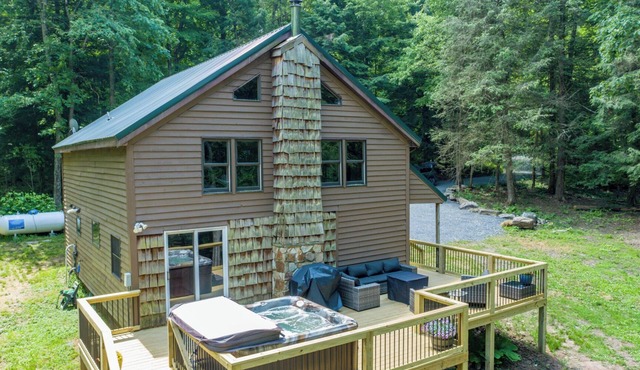 Deep Creek Cabin with Hot Tub + Fire Pit