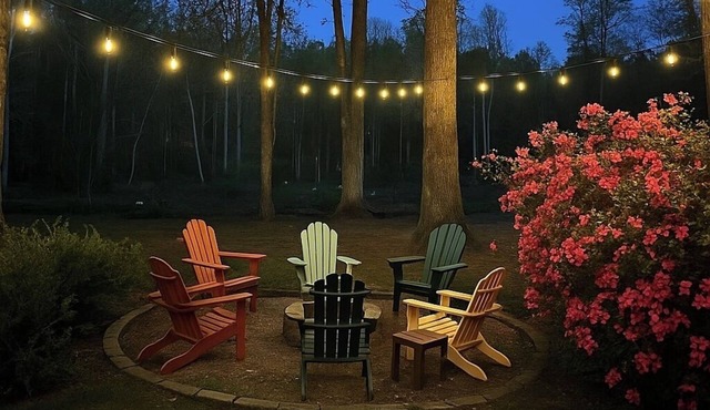 Dock To Do Little waterfront home w/dock, covered boat slip, & firepit
