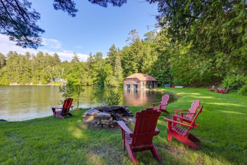 Expansive Eagle Lake Escape w/Boathouse + Yard