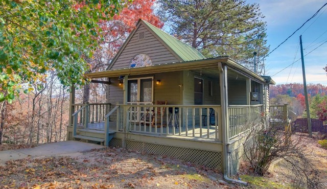 'Faith Cabin' in Cosby: Fire Pit + Covered Deck