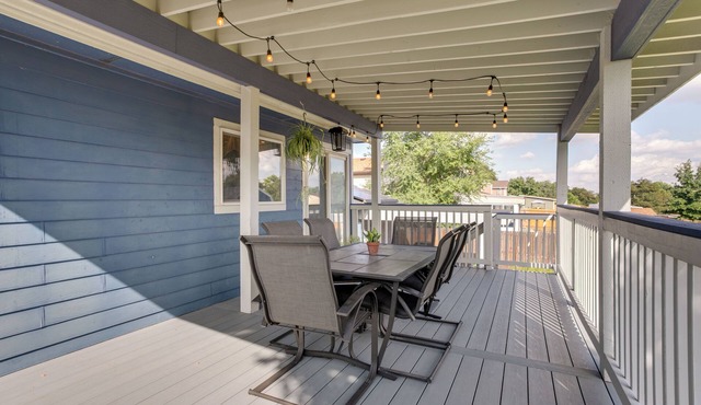 Furnished Deck + Fire Pit: Thornton Family Retreat
