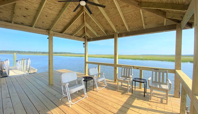 Gone Away - Angler's Paradise; Expansive Creek Views; Private Deep Water Dock; Sunset Views