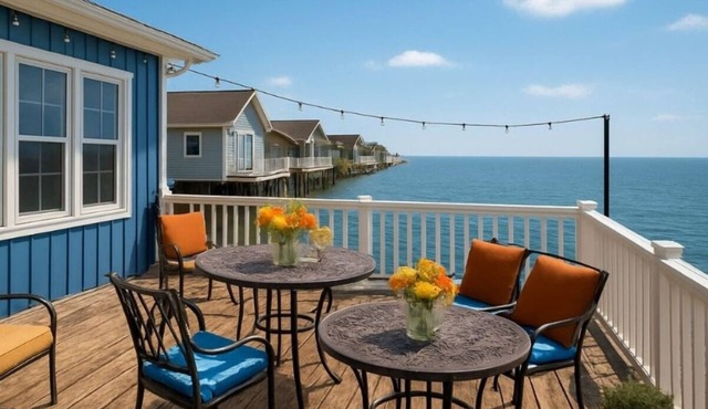 GRAND OPENING DISCOUNTS! ON A PRIVATE BEACH, A JERSEY SHORE WATERFRONT COTTAGE!