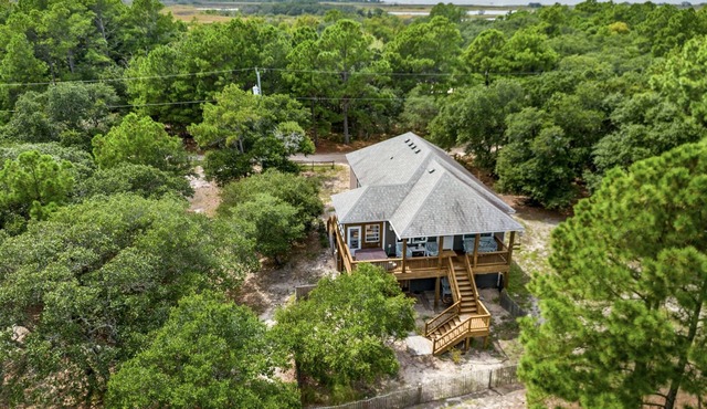 Green Wave Cottage @Carova Beach NC 4x4 Artsy Nature Private Retreat 🌊 🐴 Hottub