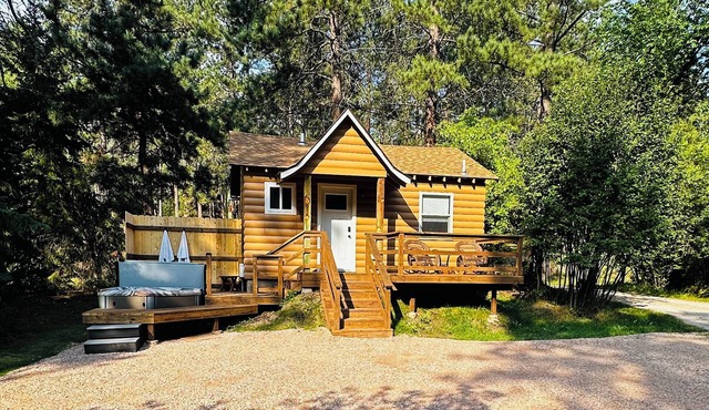 Guest House Studio Cabin w/Hot Tub and Beautiful Views.