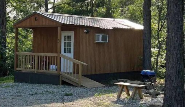 Handicap-Accessible Cabin Near Kirby Landing & Lake Greeson – Pet-Friendly