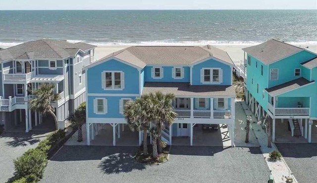 Hobbs Realty - “Dreams Come Blue” | Beautiful 6BR Oceanfront Home w/Private Heatable Pool